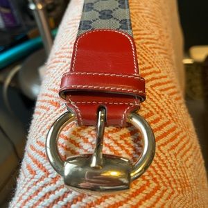 Authentic leather Gucci belt